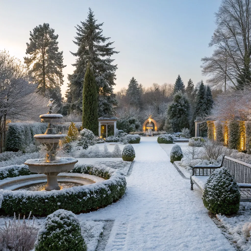 Julia Andrews' elegantly designed winter garden
