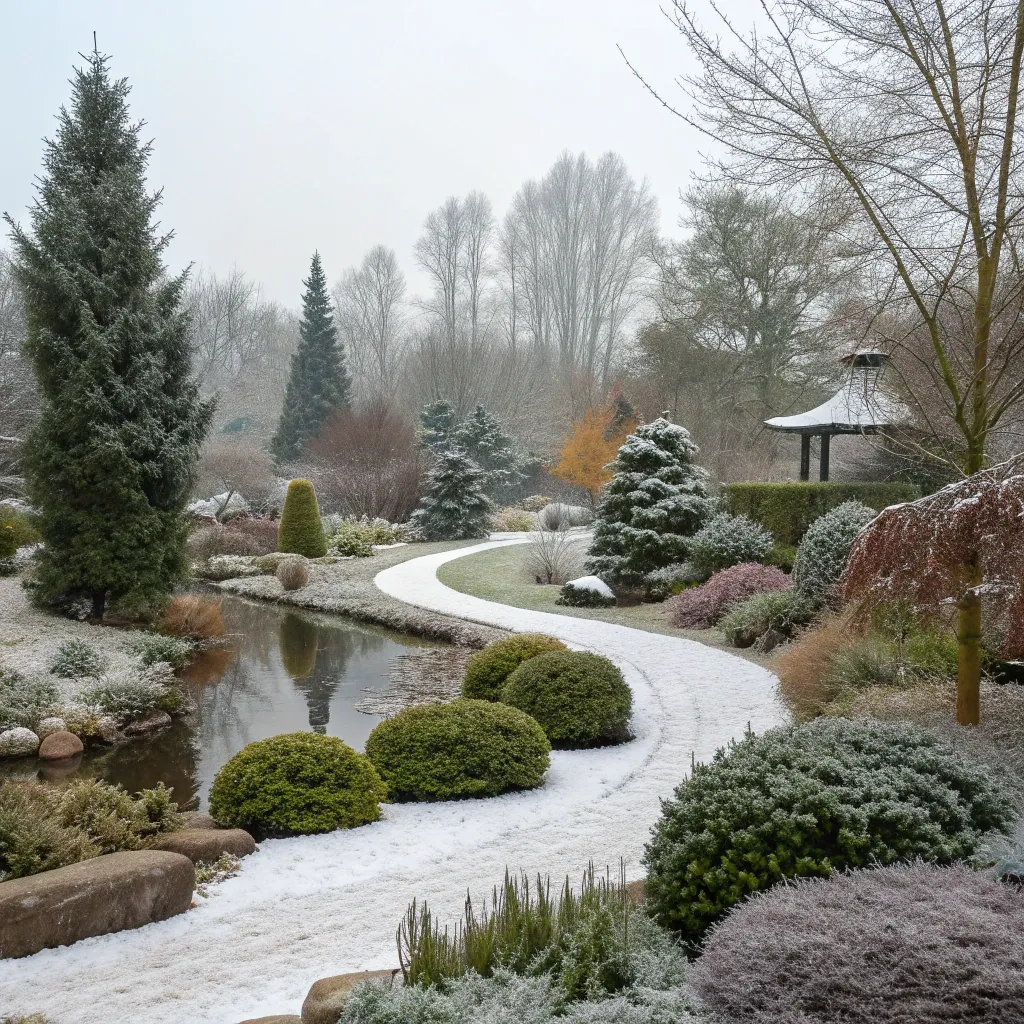 Michael Barnes' beautifully designed winter garden providing a tranquil space