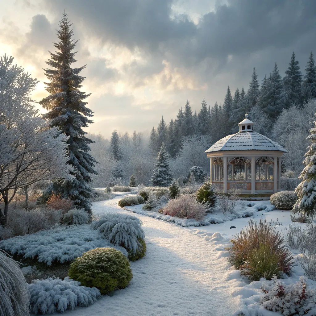 Beautiful winter garden design by TIVALYREX