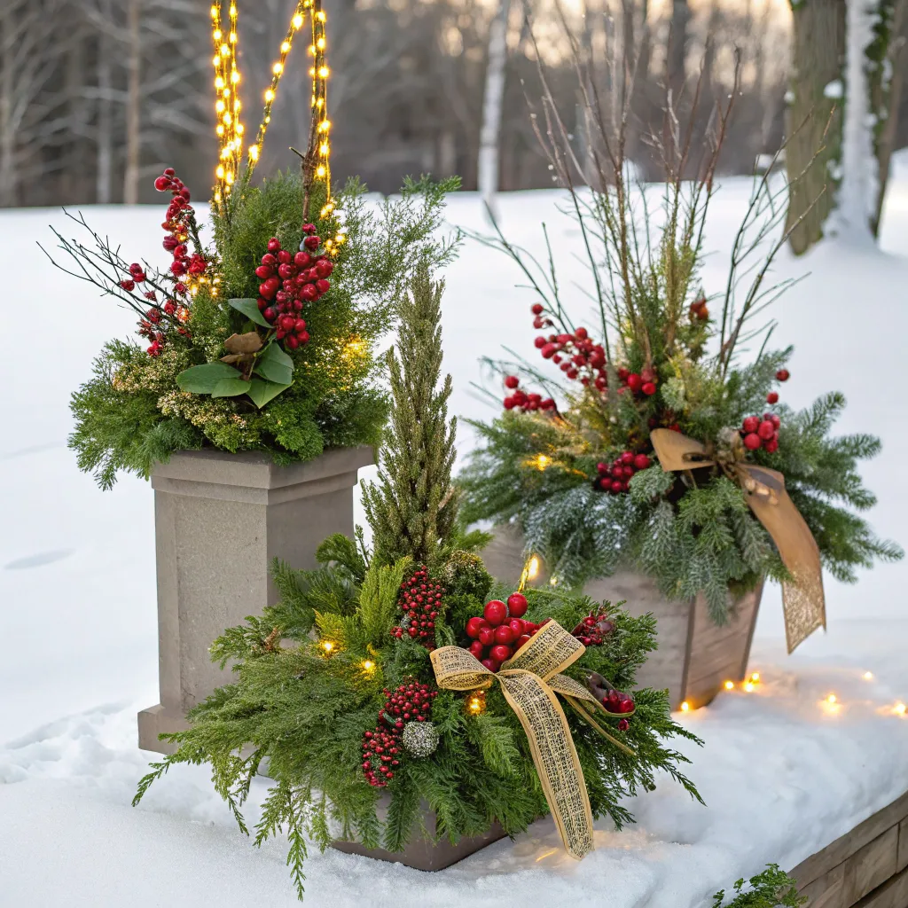 Creative Winter Plant Arrangements